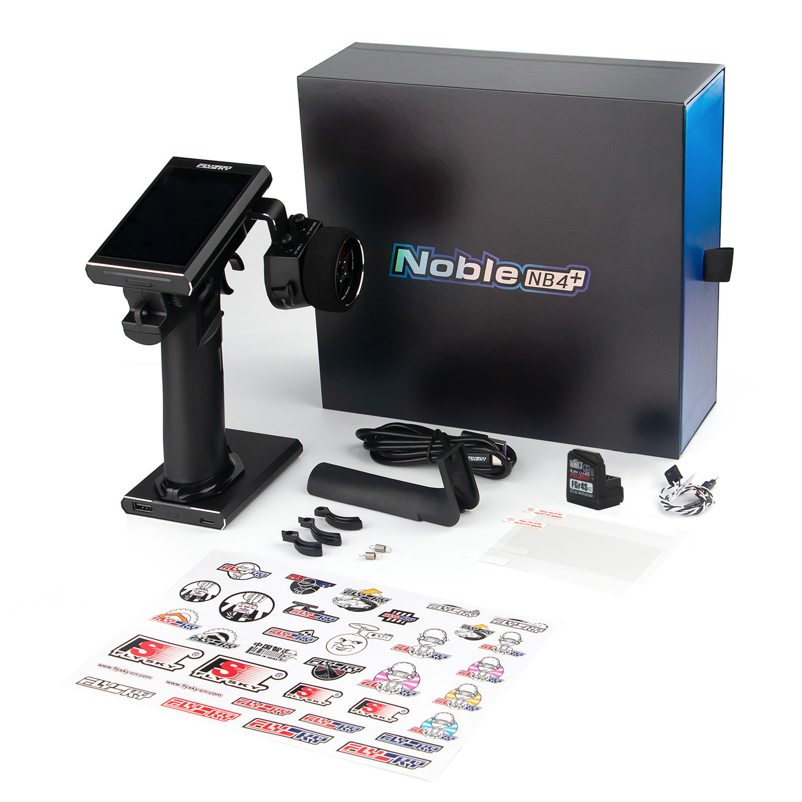 Flysky Transmitter - รีโมทคอนโทรล Flysky Noble NB4+ 2.4G 8CH