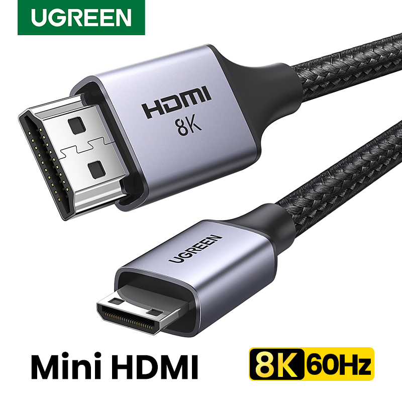 Hd Zero Camera - Ugregreen MINI HDMI รองรับกับอุปกรณ์กล้อง GoPro 8K/60Hz