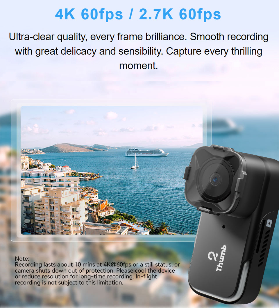 Runcam Camera - ใหม่รุ่น RunCam Thumb 2 4K 2.7K