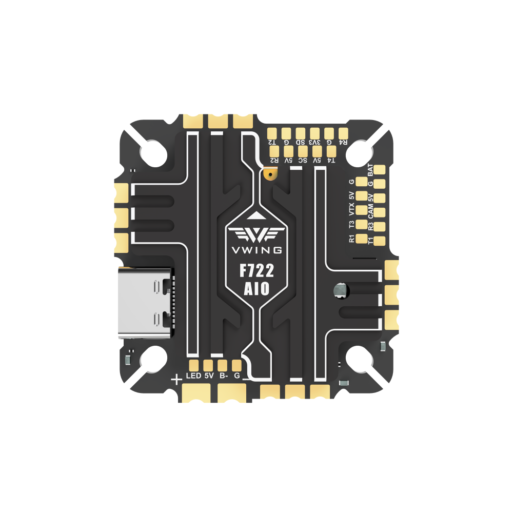 Betaflight Fc - ตัวควบคุมการบิน VWING F722 AIO พร้อม ESC