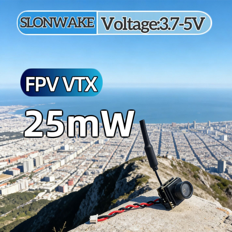 Rc Transmitter - SLONWAKE FPV 25mW เครื่องส่งสัญญาณ VTX แบบจำลองกำลังไฟ