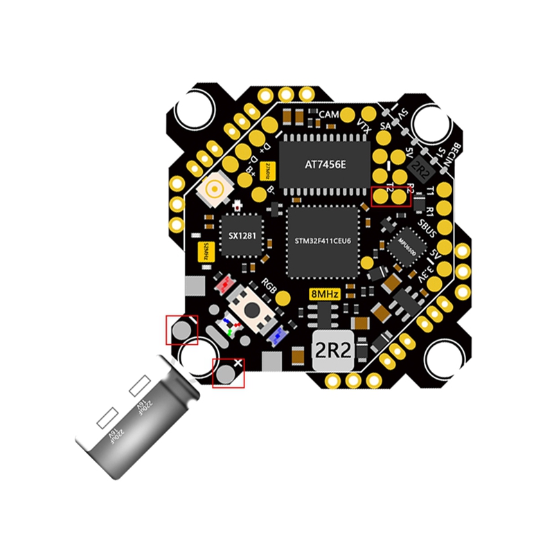 Betaflight Fc - ซูเปอร์เซลล์ FPV F411 ELRS AIO FPV