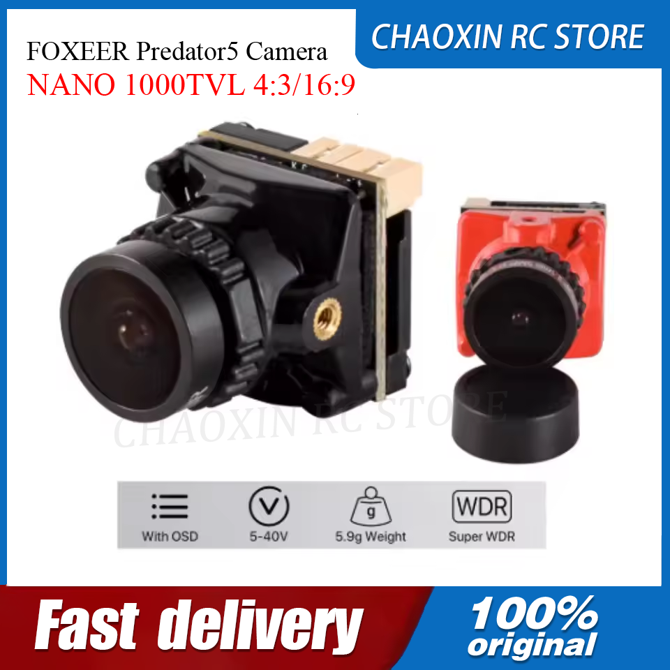 Fpv Camera - กล้อง FOXEER Predator5 NANO 1000TVL อัตราส่วนภาพ