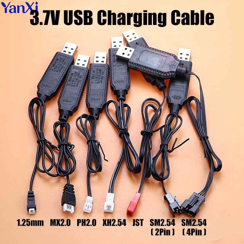 Balance Charger Rc - สายชาร์จ USB สำหรับแบตเตอรี่ลิเธียม 3.7V สายชาร์จ MX2.0