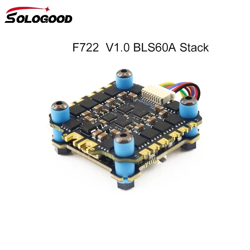 F722 Flight Controller - ชุดควบคุมการบิน SoloGood F722 60A Stack ICM42688P
