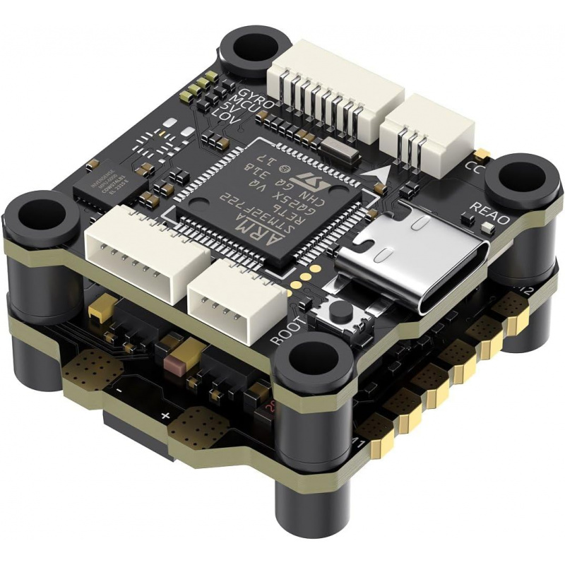 F722 Flight Controller - ตัวควบคุมการบิน F722 30x30 AM32 65A 4in1