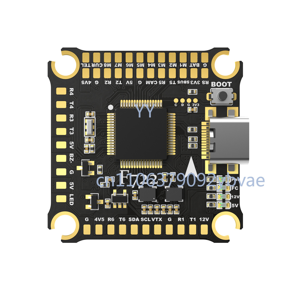 F722 Flight Controller - ตัวควบคุมการบิน FPV Racing รุ่น F722 3-8S