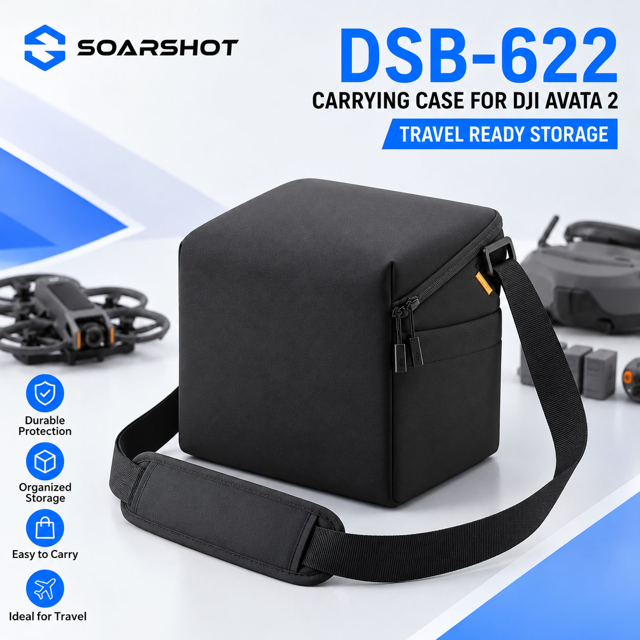 Drone Goggles Dji - กระเป๋า SOARSHOT สำหรับใส่ DJI Avata 2