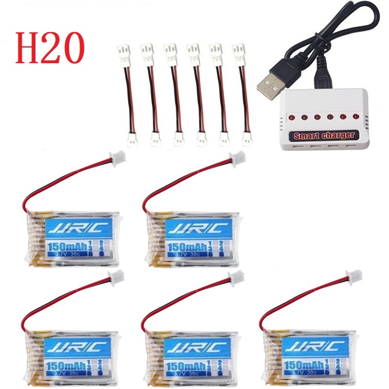 แบตเตอรี่แท้ JJRC H20 3.7V 150 - Balance Charger Rc บทวิจารณ์และราคา