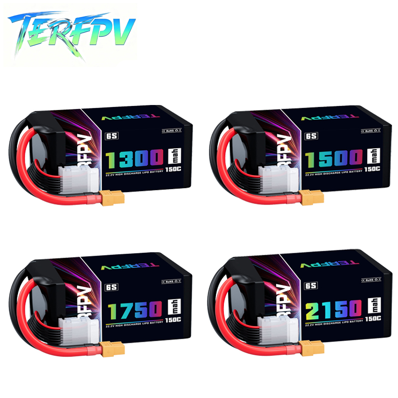 TERFPV แบตเตอรี่ลิโป้ 6S 22.2V - Lipo Battery 6S บทวิจารณ์และราคา