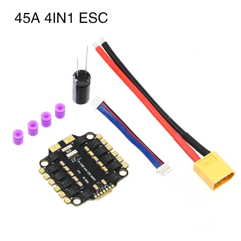 UAngel 4IN1 45A 60A ESC BLHELI - Lipo Battery 6S บทวิจารณ์และราคา