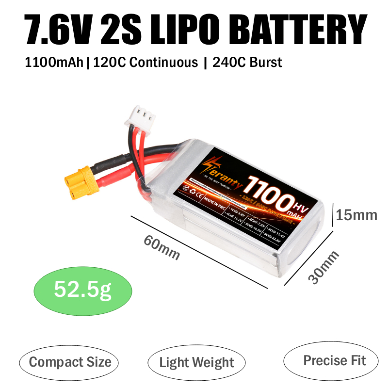 Teranty 2S 3S 4S 6S HV แบตเตอร - Lipo Battery 6S บทวิจารณ์และราคา