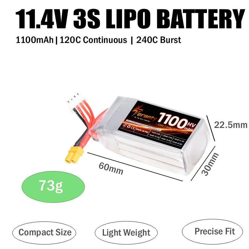 Teranty 2S 3S 4S 6S HV แบตเตอร - Lipo Battery 6S บทวิจารณ์และราคา