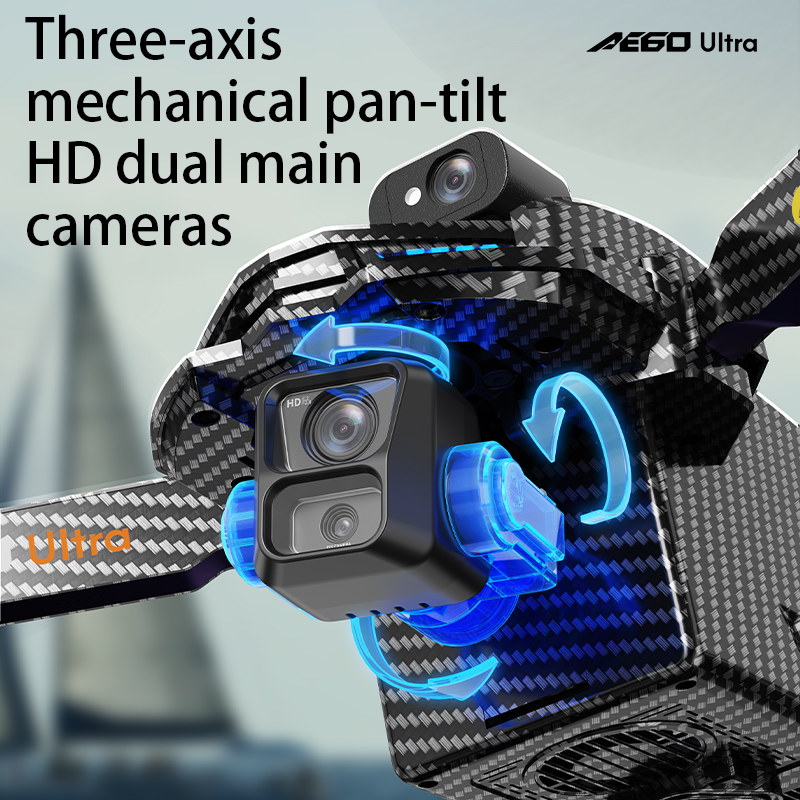 โดรน AE60 GPS ระดับมืออาชีพ กล - Brushed Drone Motor บทวิจารณ์และราคา