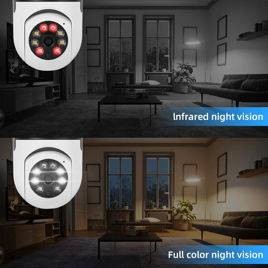 หลอดไฟ E27 กล้องเฝ้าระวังสี Ni - Hd Zero Camera บทวิจารณ์และราคา