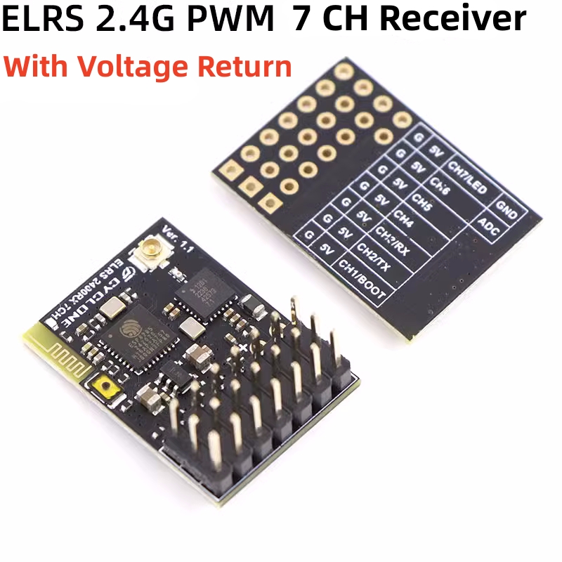 Elrs 2.4G PWM ตัวรับสัญญาณ7CH  - Drone Antenna บทวิจารณ์และราคา