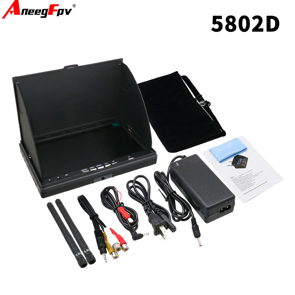 จอภาพ LCD5802D LCD5802S ขนาด 7 - Goggles Fpv บทวิจารณ์และราคา