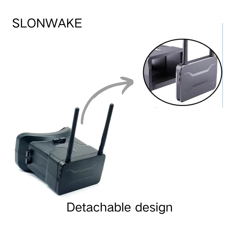 แว่นตา FPV 5.8G หน้าจอ 4.3 นิ้ - Goggles Fpv บทวิจารณ์และราคา