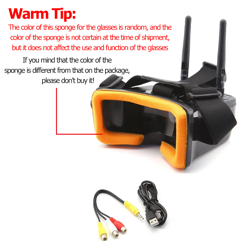 แว่นตา VR009 FPV สำหรับถ่ายวิด - Goggles Fpv บทวิจารณ์และราคา