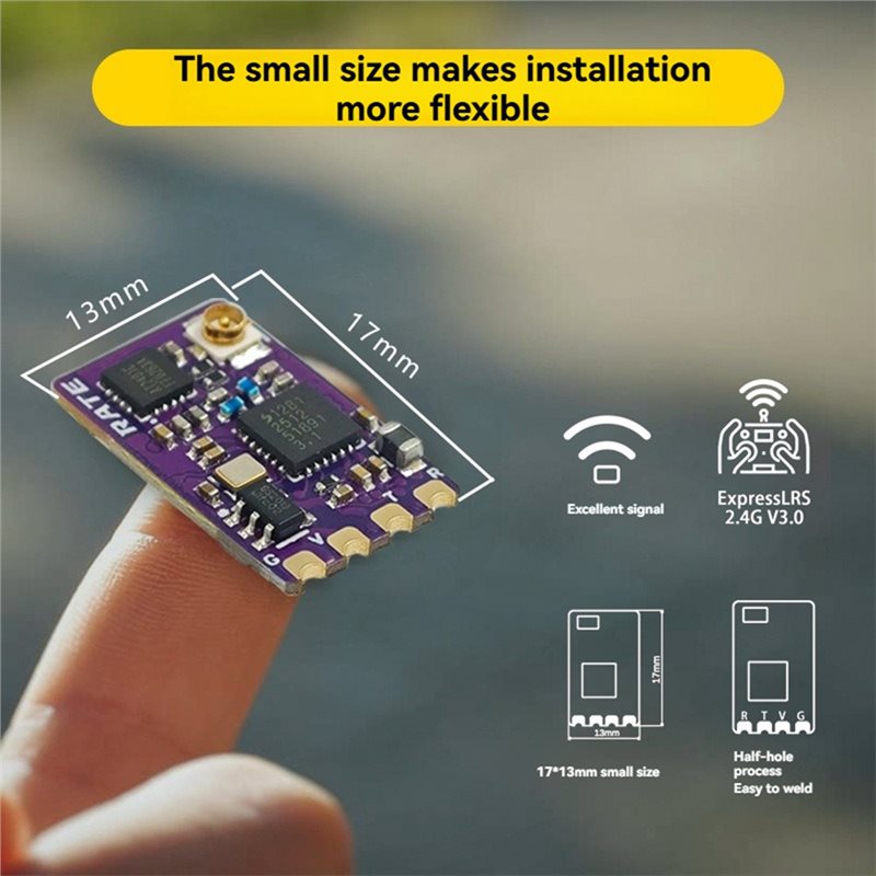 ตัวรับสัญญาณ Nano รุ่น Excelle - Drone Antenna บทวิจารณ์และราคา
