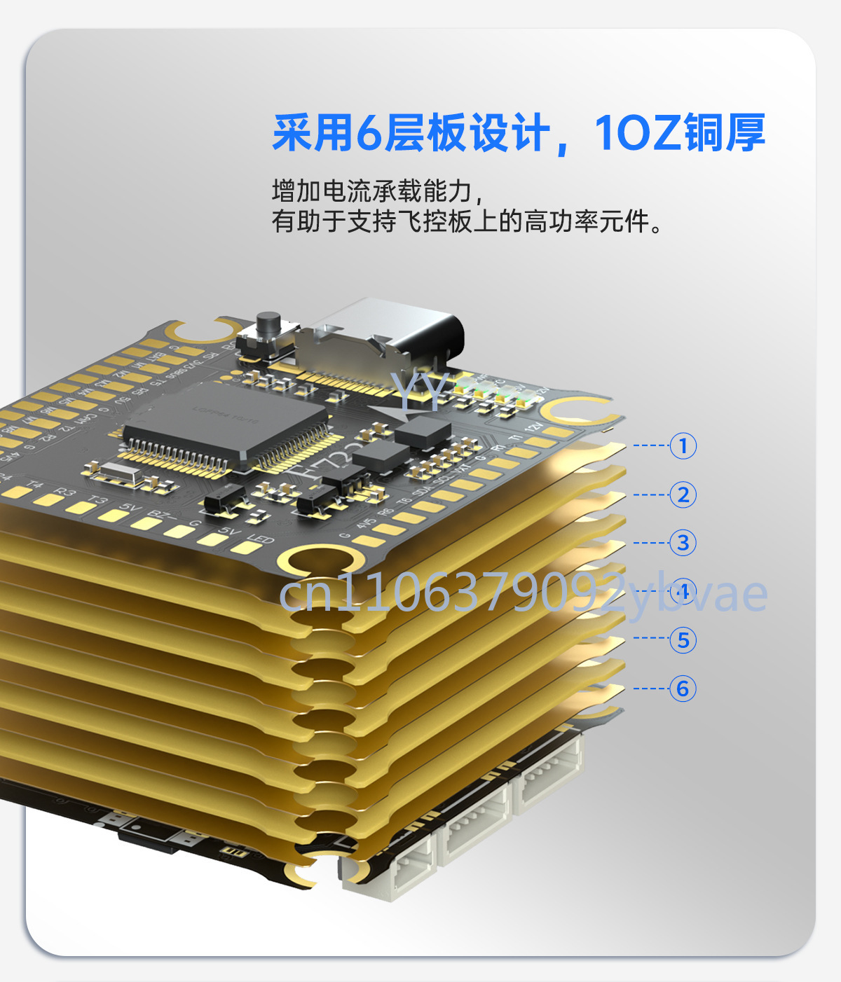 ตัวควบคุมการบิน FPV Racing รุ่ - F722 Flight Controller บทวิจารณ์และราคา